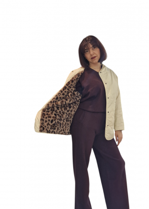 Πανωφόρι χωρίς γιακά 